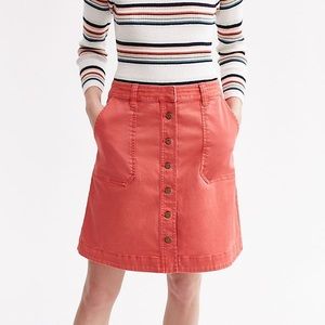 Pilcro & the Letterpress button down skirt